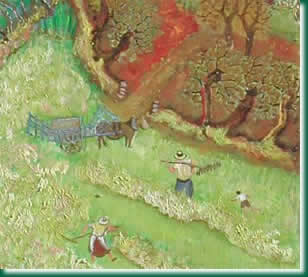 Les foins, par Lucien Poudras