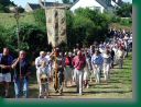 La procession en silence... Pas comme autrefois !