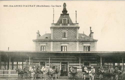La gare de Pluneret - Sainte-Anne