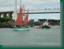 Le sinagot a talonn au pied du Pont-Lorois.