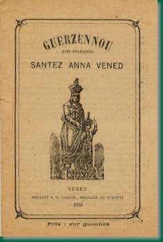 Recueil de cantiques de Sainte-Anne datant du dbut du XX sicle.